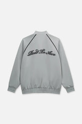 RTA Lewis Track Jacket Stone Grey - Gravity NYC